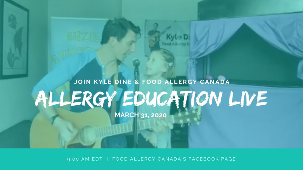 Food Allergy Education Live with Kyle Dine