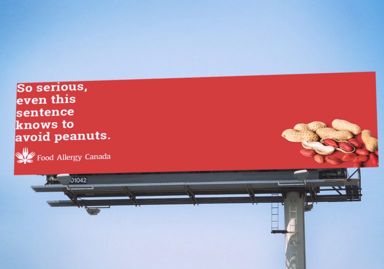 Peanut billboard
