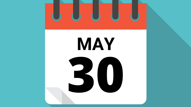 May 30 calendar icon