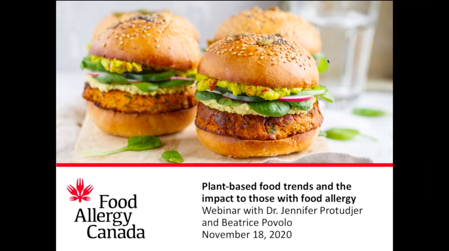 Recorded Webinars Food Allergy Canada