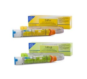 EpiPen (0.3 mg) and EpiPen Jr (0.15 mg)