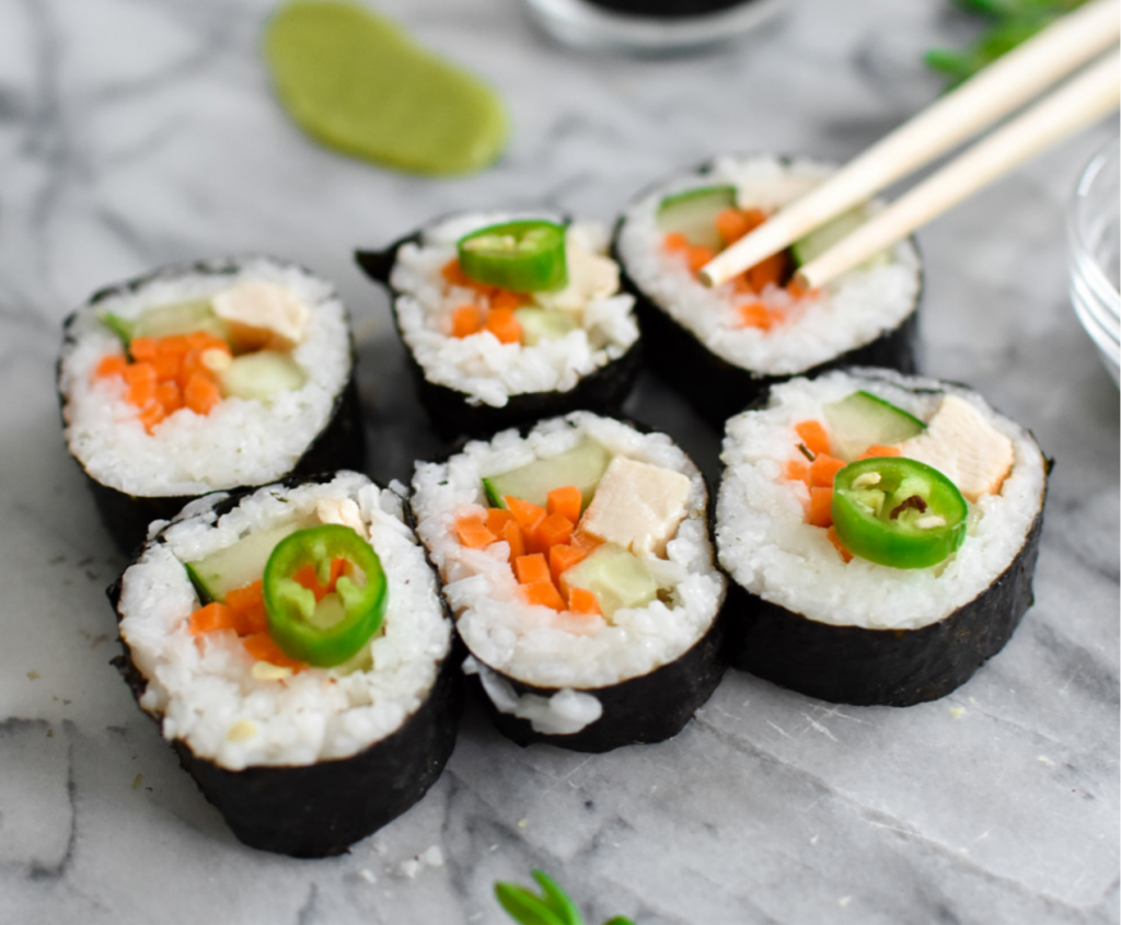 Allergy-friendly sushi