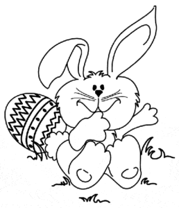 Easter colouring sheet