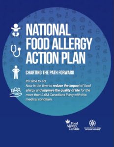National Food Allergy Action Plan cover