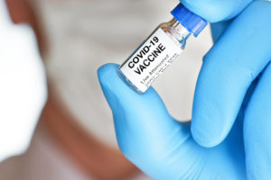 COVID-19 vaccine in small vial