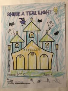 Rose's #ShineATealLight poster